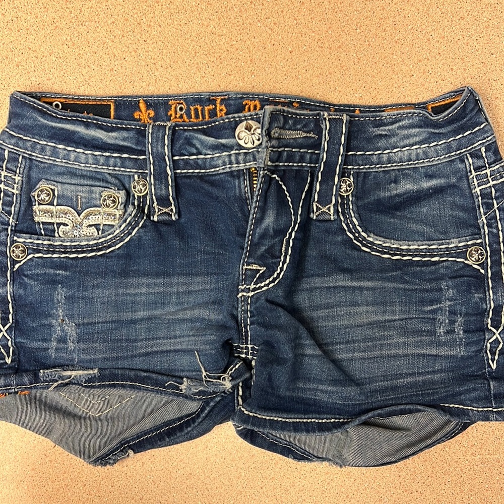 Blue shorts